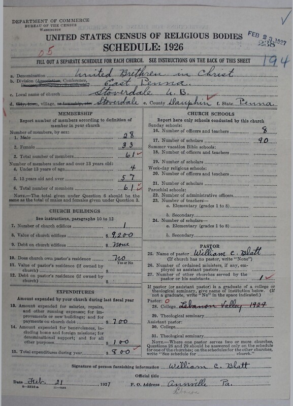 Scan of Church of the United Brethren in Christ: 238