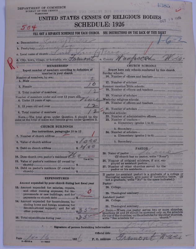 Scan of Presbyterian Church in the United States of America: 4385