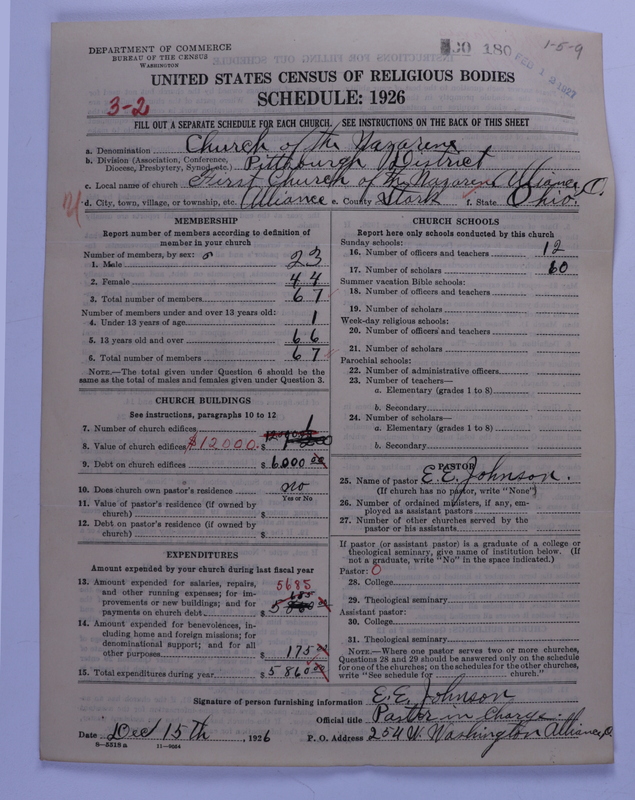 Scan of Church of the Nazarene: 180