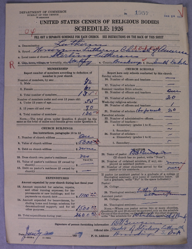 Scan of Norwegian Lutheran Church of America: 1957