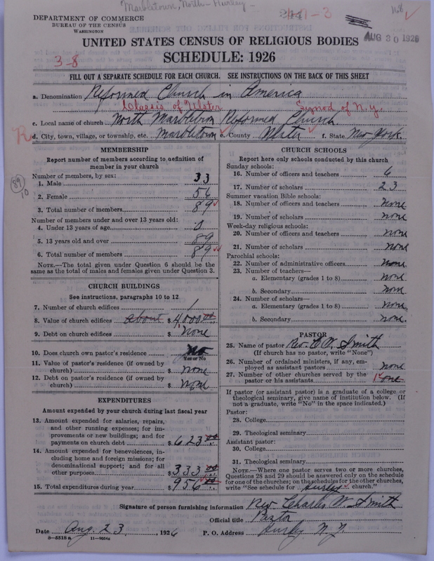 Scan of Reformed Church in America: 244