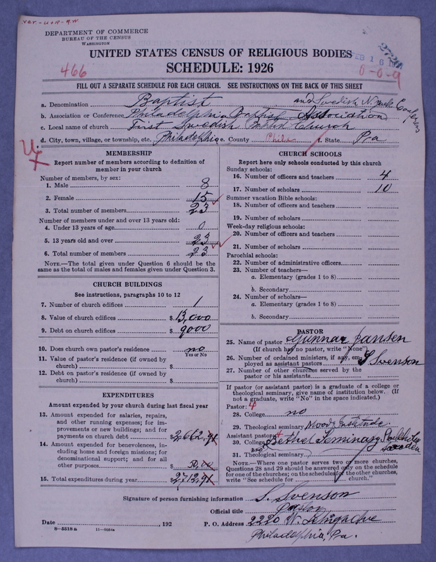 Scan of Northern Baptist Convention: 2720