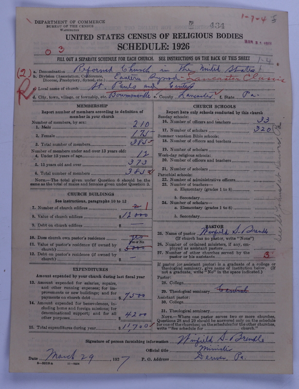 Scan of Reformed Church in the United States: 434