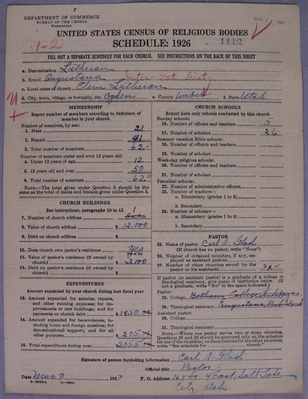 Scan of Evangelical Lutheran Augustana Synod of North America: 1112