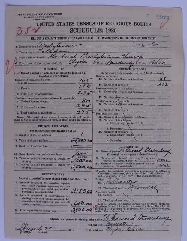 Scan of Presbyterian Church in the United States of America: 2974