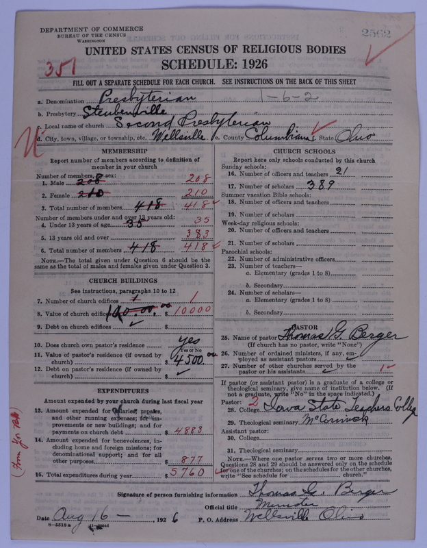 Scan of Presbyterian Church in the United States of America: 2562