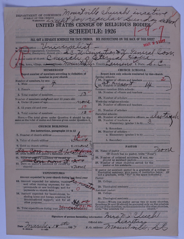 Scan of Universalist Church: 441
