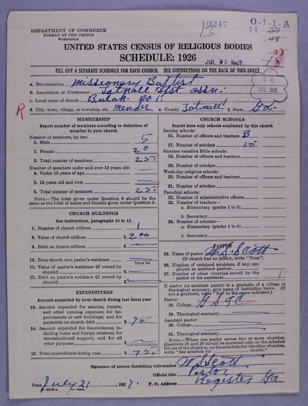 Scan of Negro Baptists: 10247