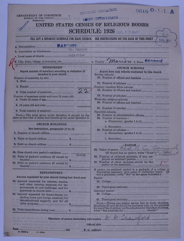 Scan of Negro Baptists: 9616