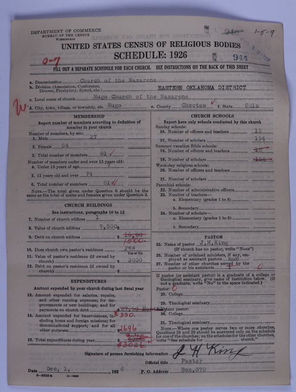 Scan of Church of the Nazarene: 944