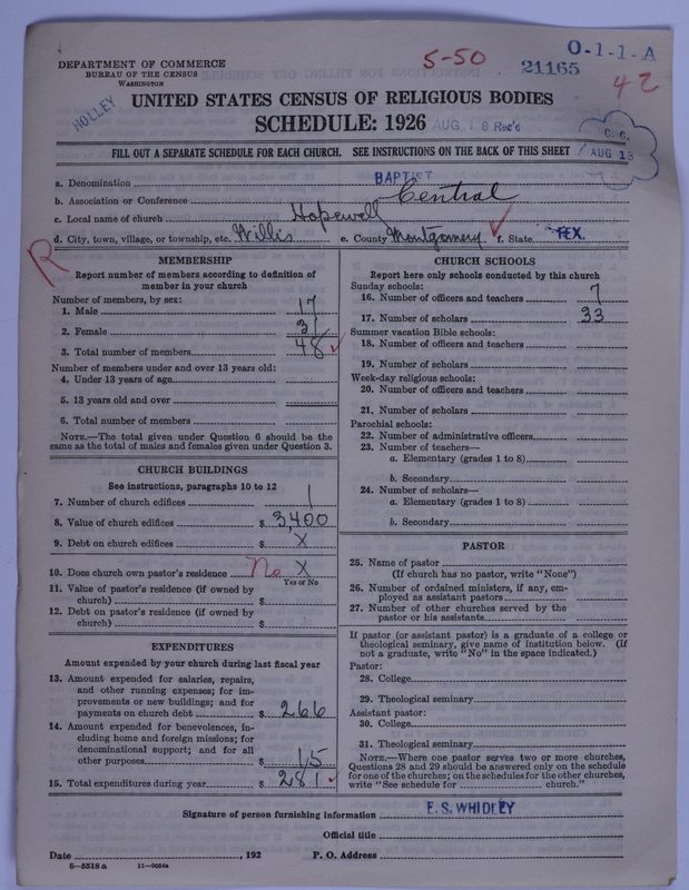 Scan of Negro Baptists: 21165