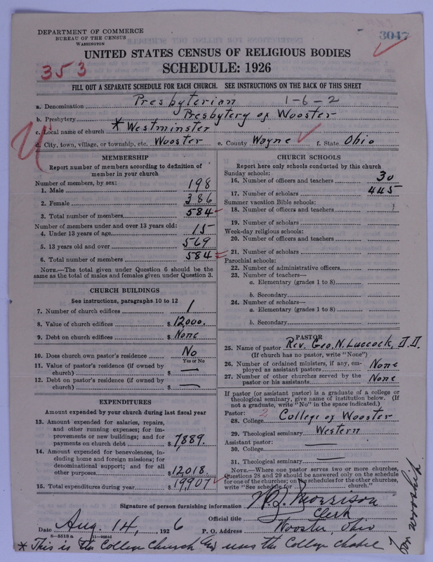 Scan of Presbyterian Church in the United States of America: 3047