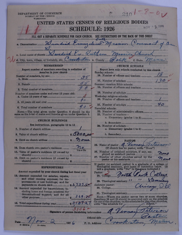 Scan of Swedish Evangelical Mission Covenant of America: 210