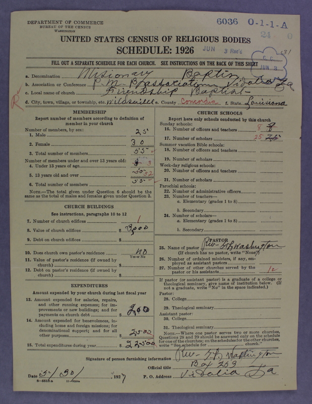 Scan of Negro Baptists: 6036