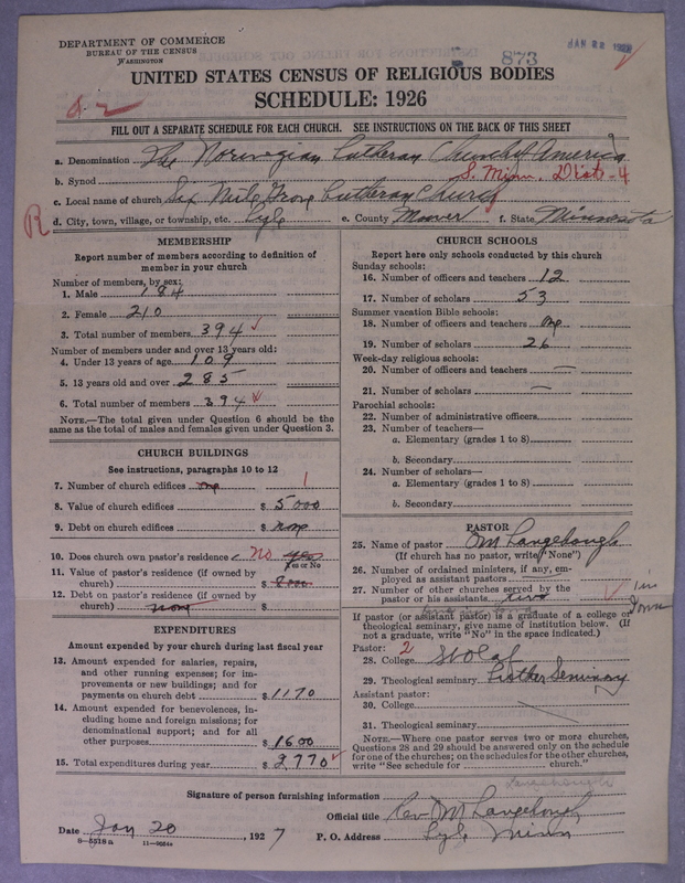 Scan of Norwegian Lutheran Church of America: 873