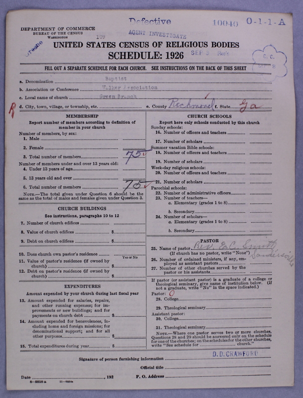 Scan of Negro Baptists: 10040