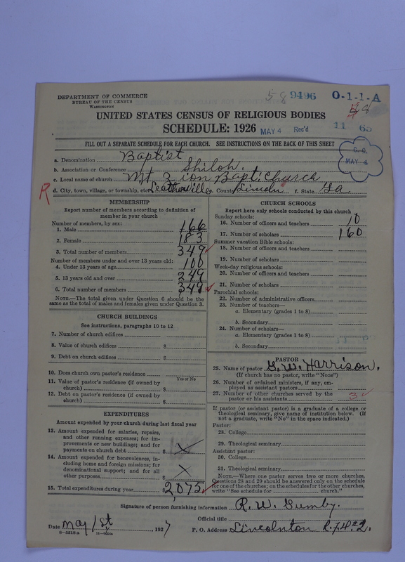 Scan of Negro Baptists: 9496