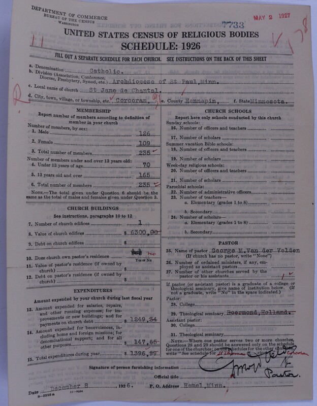 Scan of Roman Catholic Church: 7733