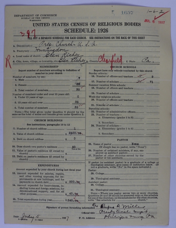 Scan of Presbyterian Church in the United States of America: 1657