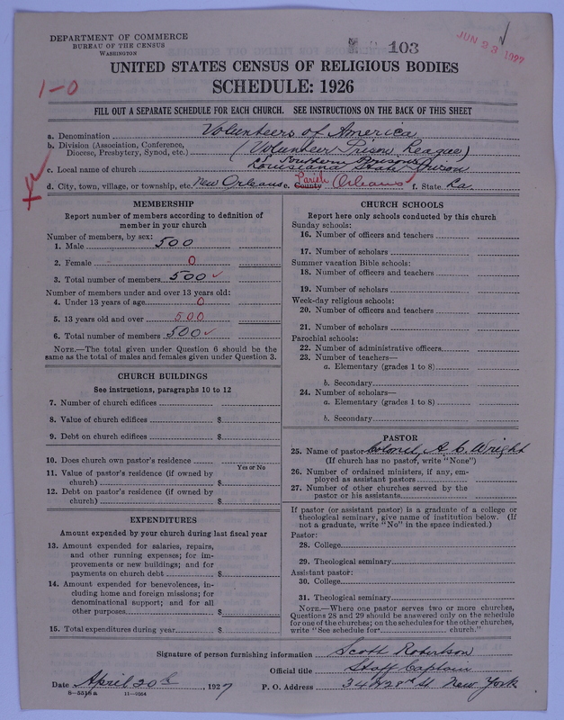 Scan of Volunteers of America: 103