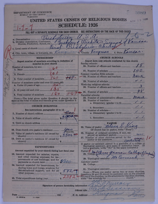 Scan of Presbyterian Church in the United States of America: 5989