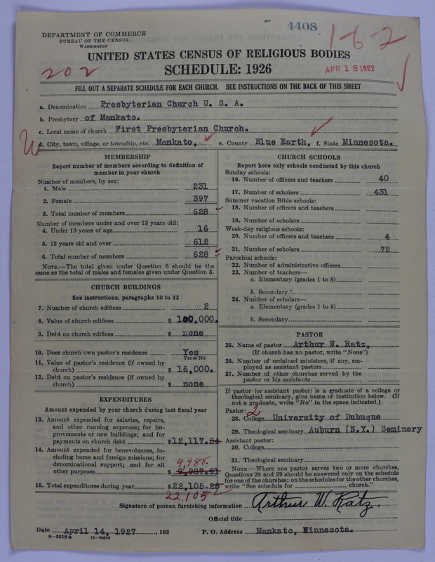 Scan of Presbyterian Church in the United States of America: 4408