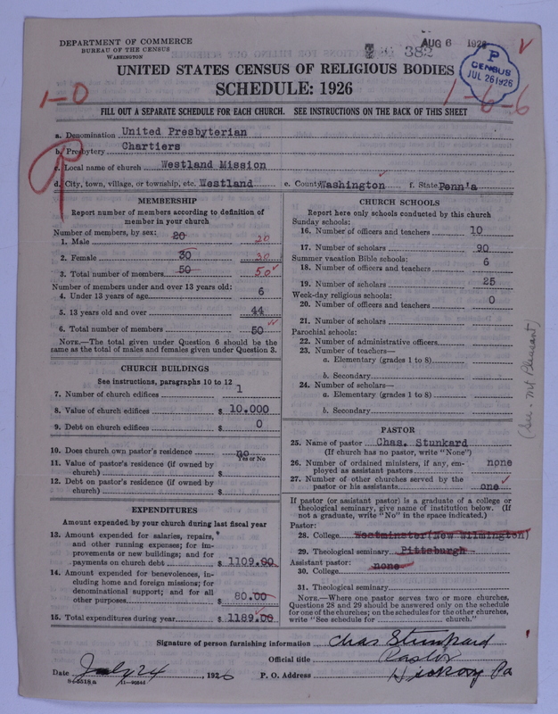 Scan of United Presbyterian Church of North America: 382