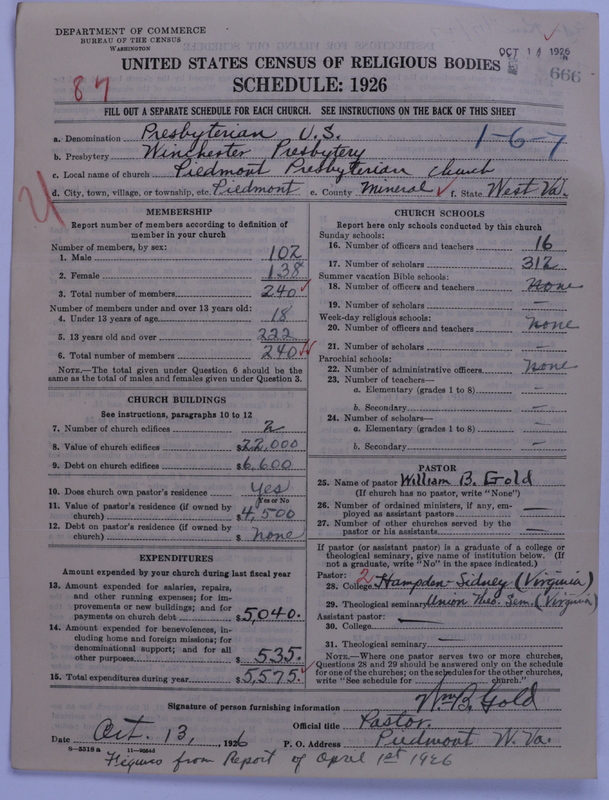 Scan of Presbyterian Church in the United States: 666