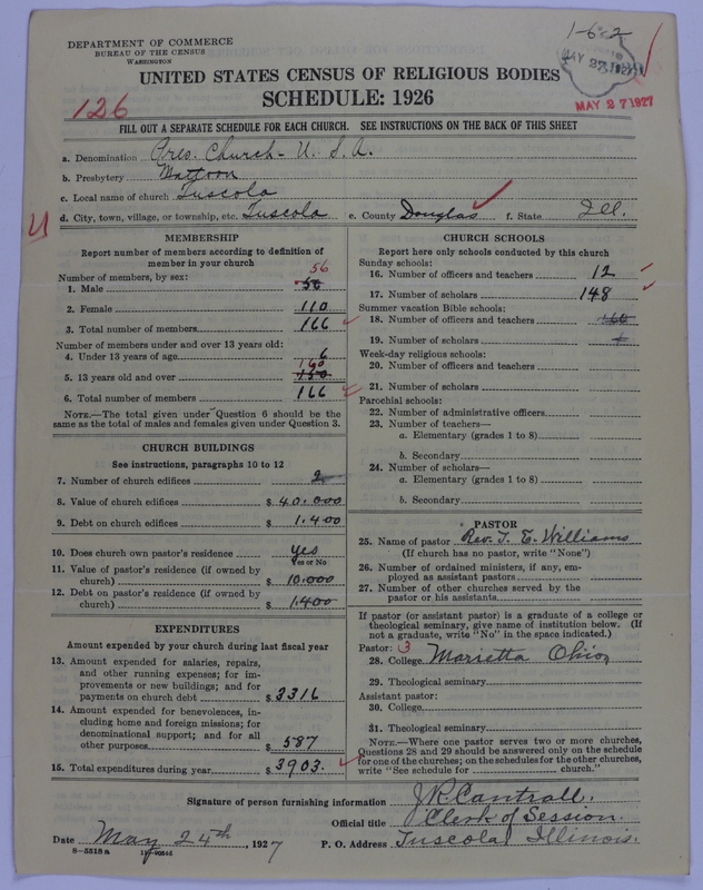 Scan of Presbyterian Church in the United States of America: 3539