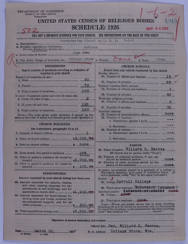 Scan of Presbyterian Church in the United States of America: 4213