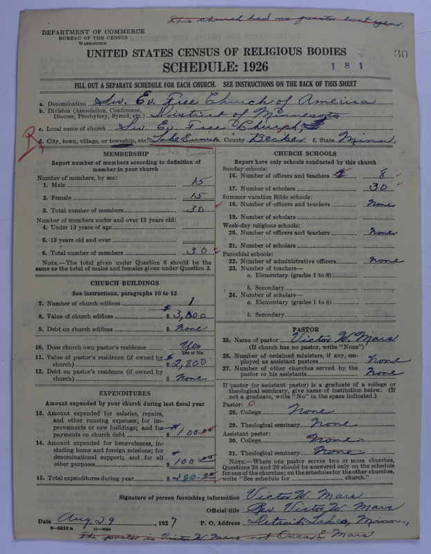 Scan of Swedish Evangelical Free Church of the United States of America: 30