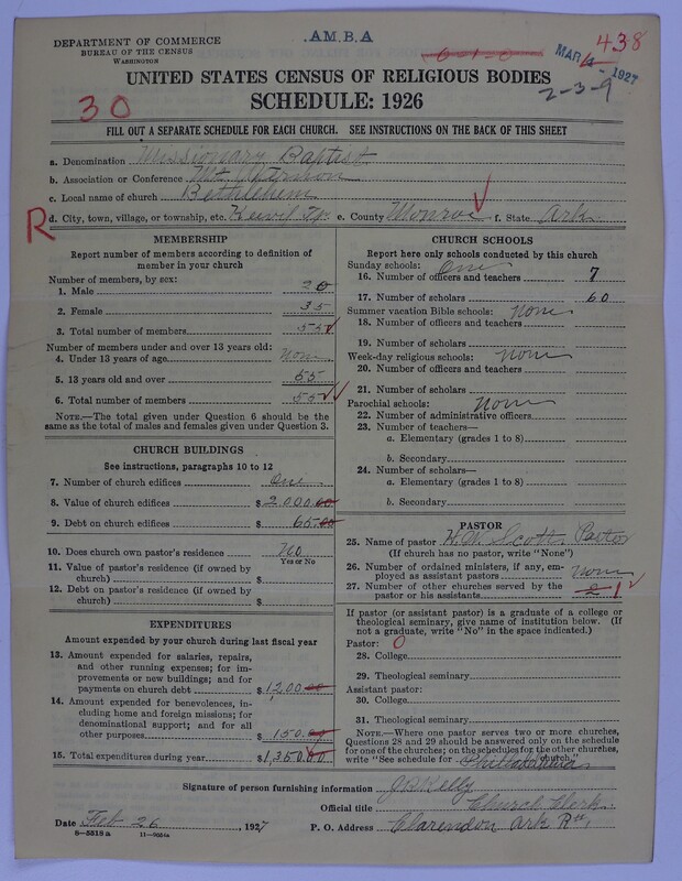 Scan of Landmark Baptist of America: 438