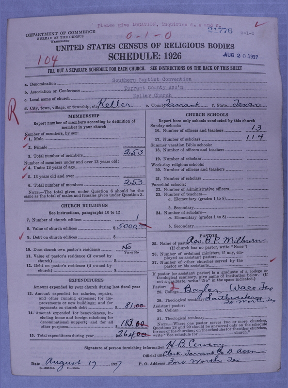 Scan of Southern Baptist Convention: 21776