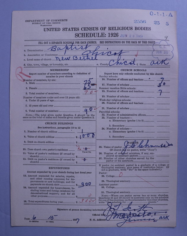 Scan of Negro Baptists: 2556