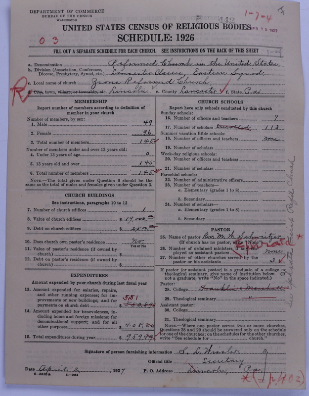 Scan of Reformed Church in the United States: 442