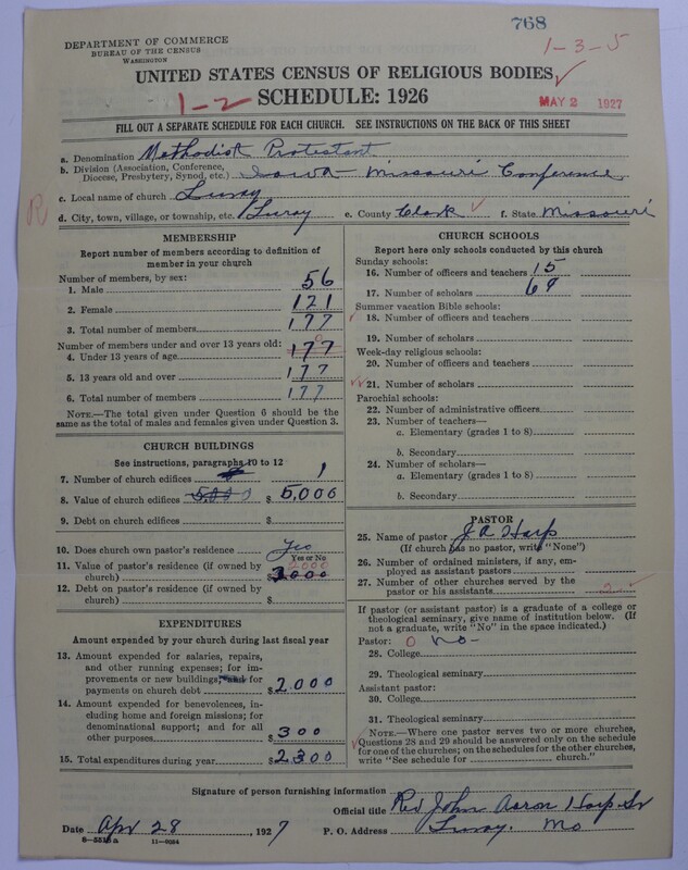Scan of Methodist Protestant Church: 768