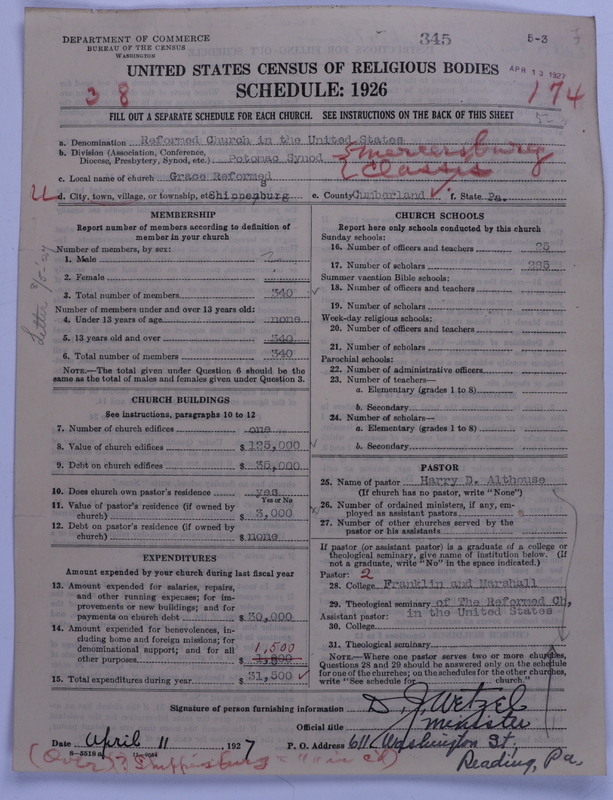 Scan of Reformed Church in the United States: 345