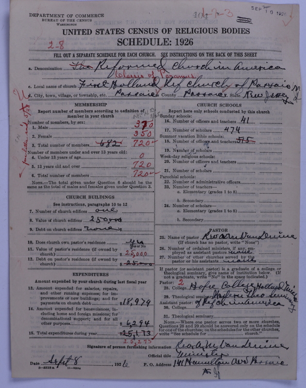 Scan of Reformed Church in America: 404