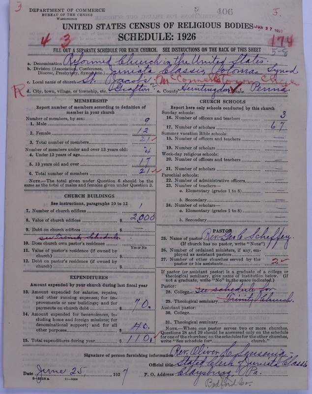 Scan of Reformed Church in the United States: 406