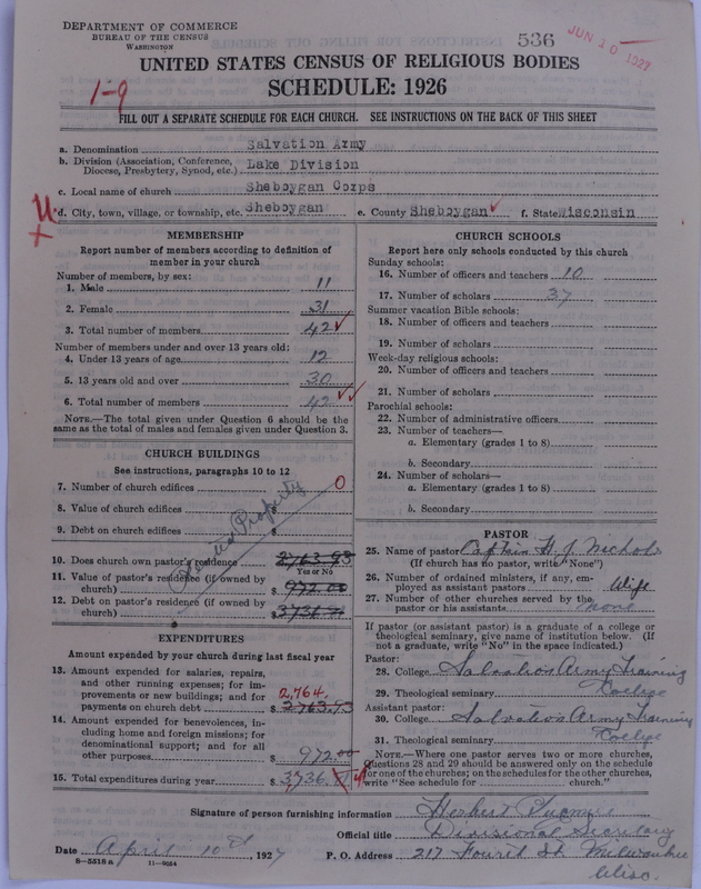 Scan of Salvation Army: 536