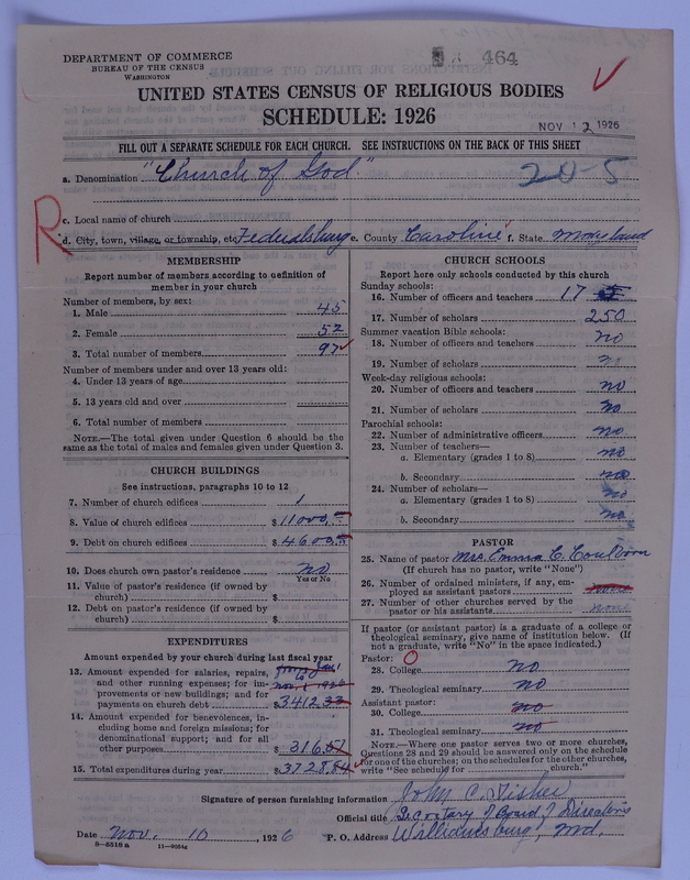 Scan of Church of God (Headquarters, Anderson, Ind.): 464