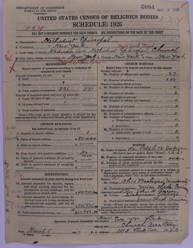 Scan of Methodist Episcopal Church: 2084