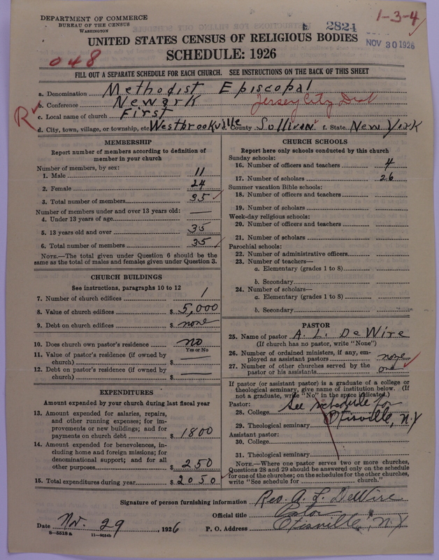 Scan of Methodist Episcopal Church: 2824
