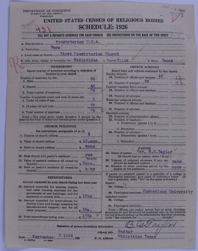 Scan of Presbyterian Church in the United States of America: 7571