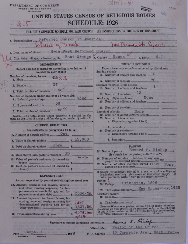 Scan of Reformed Church in America: 330