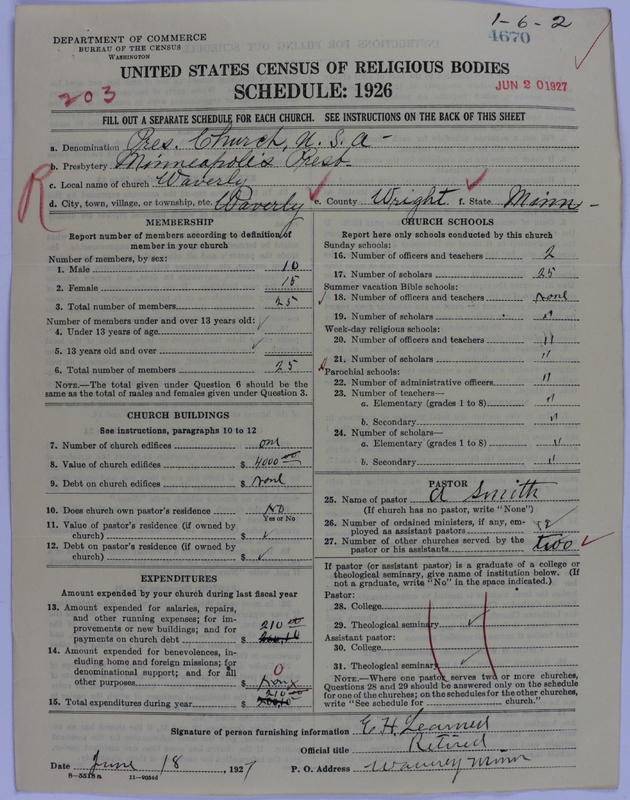 Scan of Presbyterian Church in the United States of America: 4670