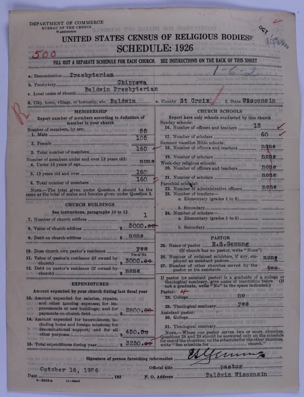 Scan of Presbyterian Church in the United States of America: 4347