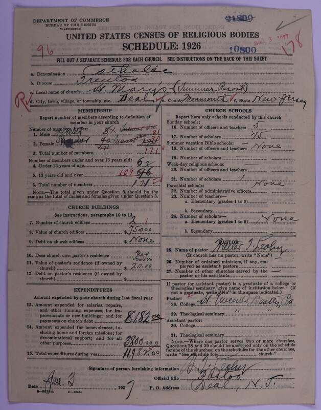 Scan of Roman Catholic Church: 10800