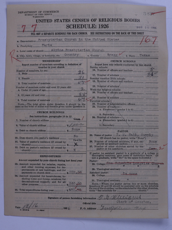 Scan of Presbyterian Church in the United States: 3227