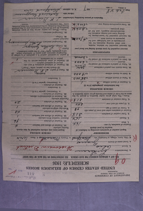 Scan of Synod of the Reformed Presbyterian Church of North America: 441